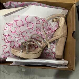 Sugar glitter high heel sandals